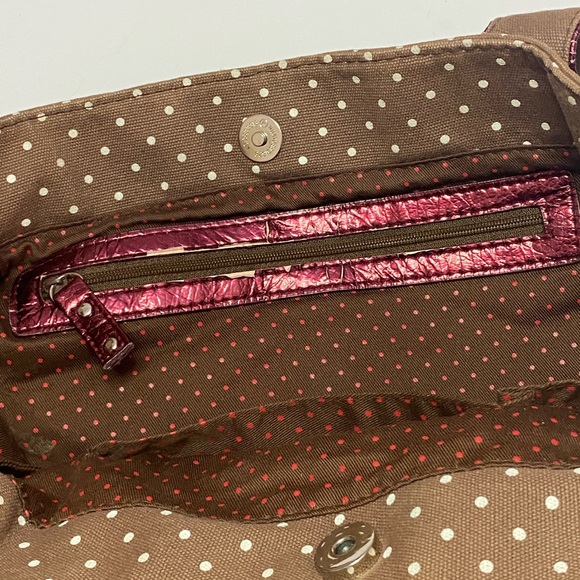 Loungefly Kitson Skull Tot Embroidered Patchwork Polka Dots. Day of the dead - Picture 5 of 7